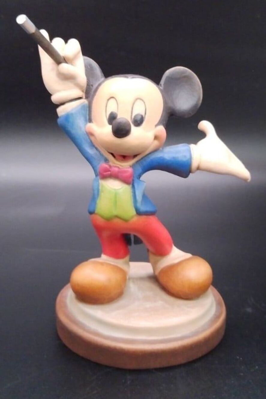 Maestro Mickey Anri Figurine - Limited 1741/5000 - No Box Disney Made in Italy